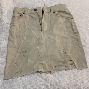 urban outfitters jean skirt